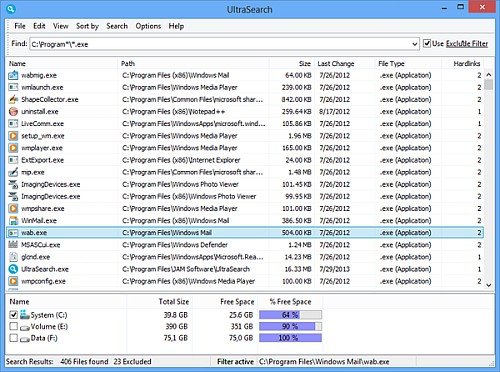 UltraSearch 2.0.3.332 (x86/x64) + Portable