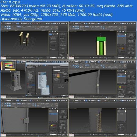 Digital Tutors - Designing a Modular Structure for Games in 3ds Max
