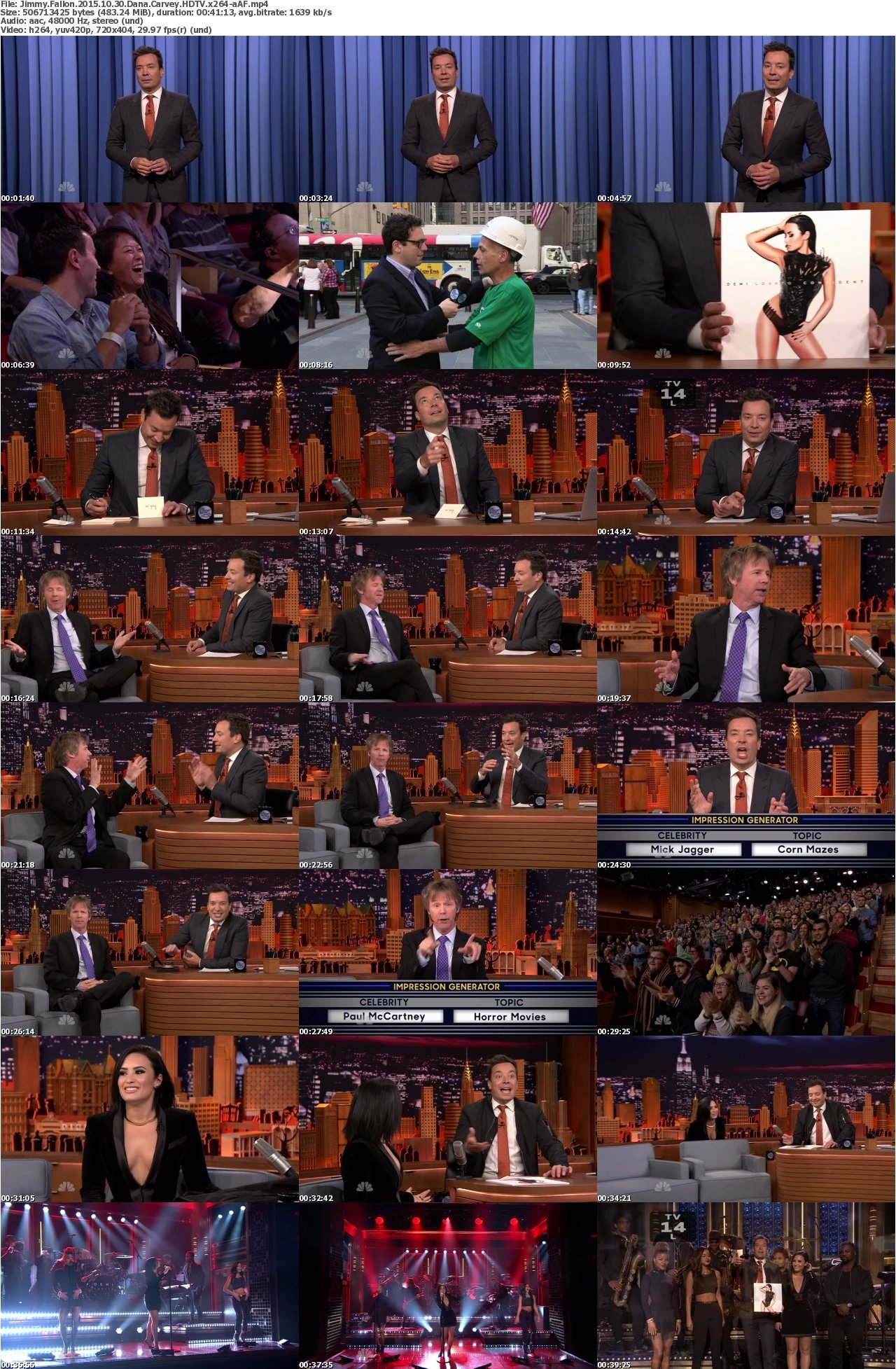 Jimmy Fallon 2015.10 30 Dana Carvey HDTV x264-aAF