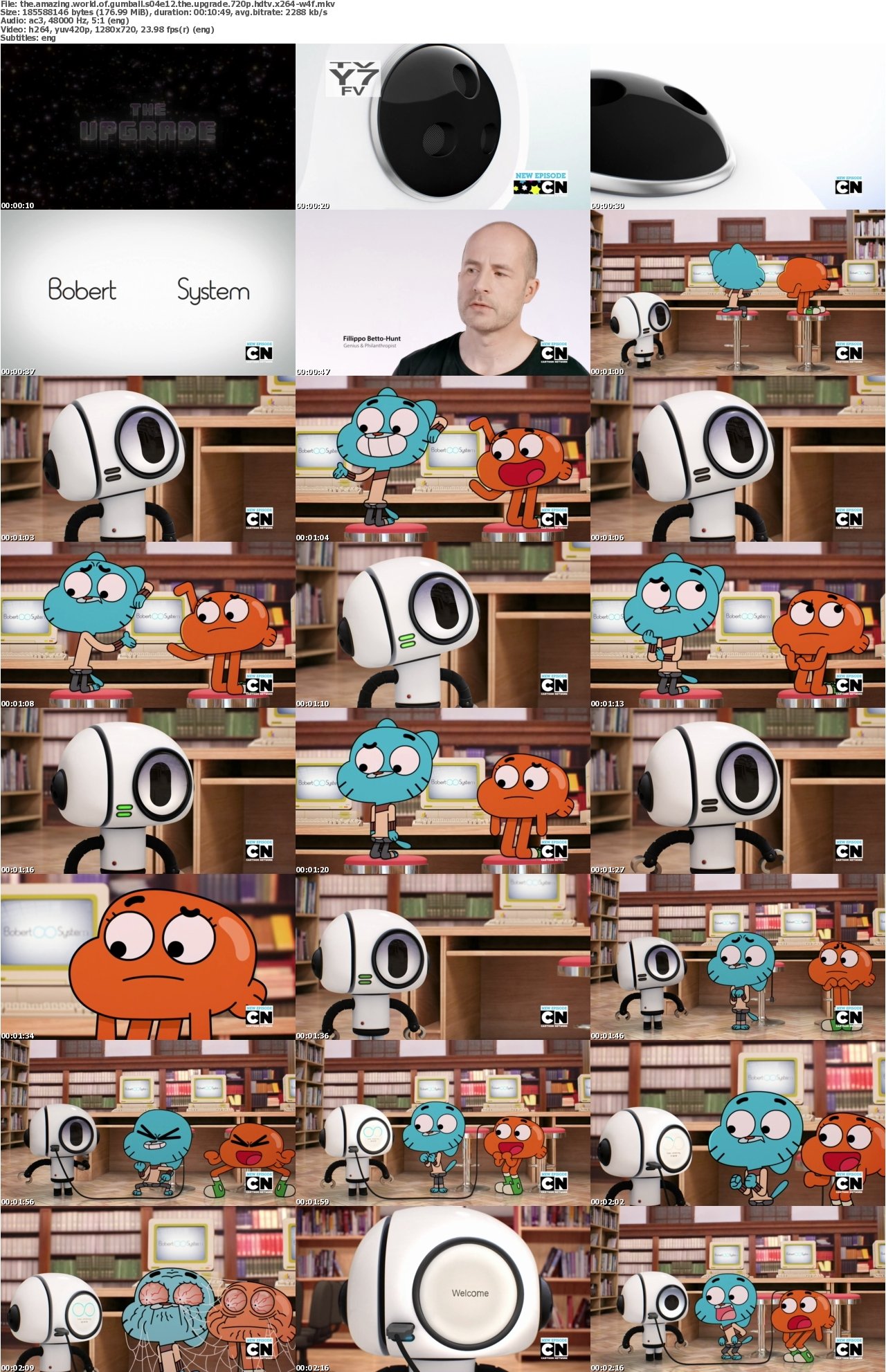 The Amazing World of Gumball S04E12 The Upgrade 720p HDTV x264-W4F