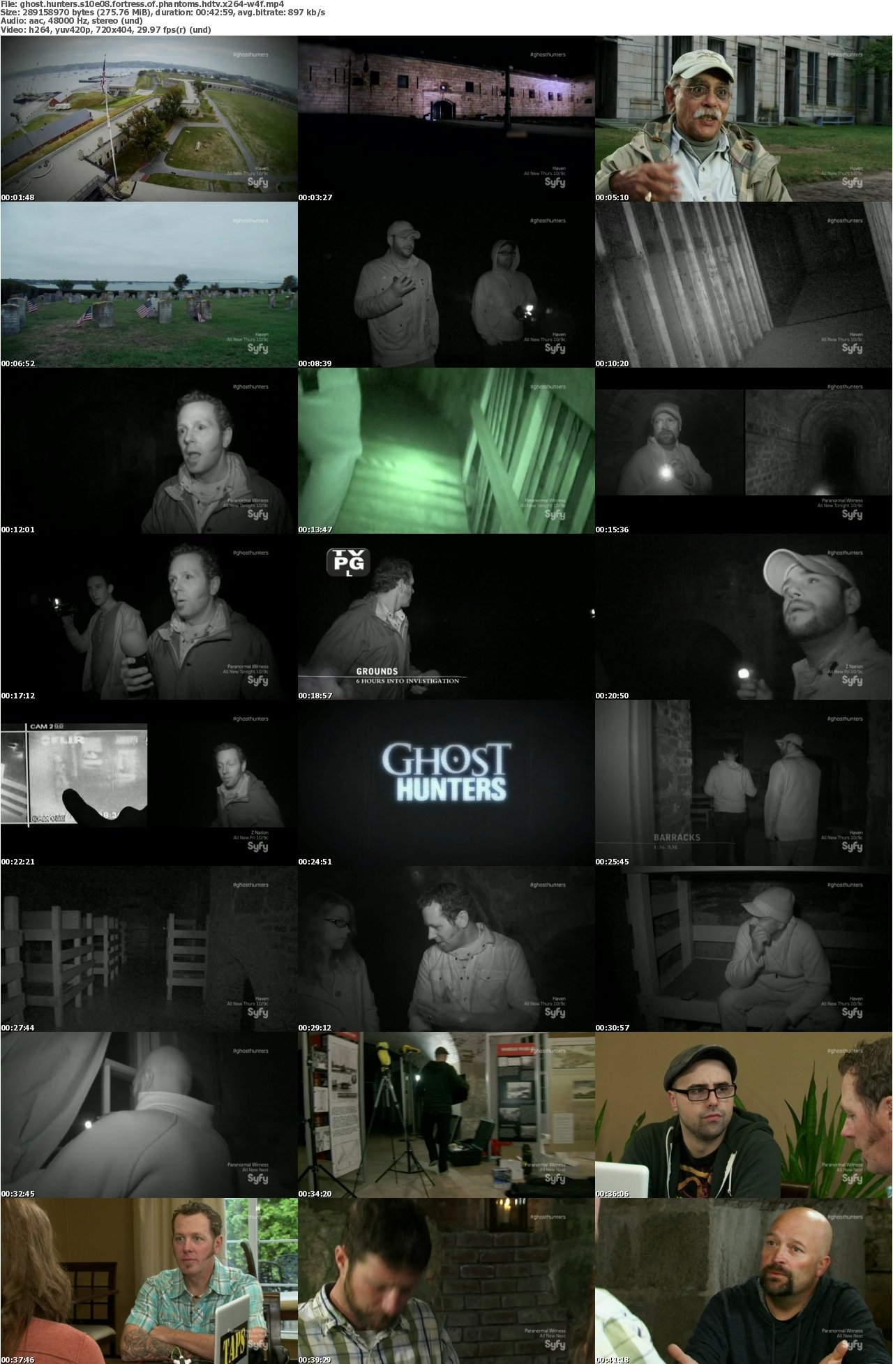 Ghost Hunters S10E08 Fortress of Phantoms HDTV x264-W4F