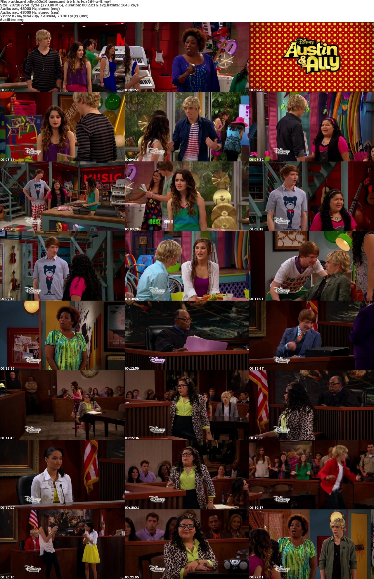 Austin and Ally S02E19 Tunes and Trials HDTV x264-W4F