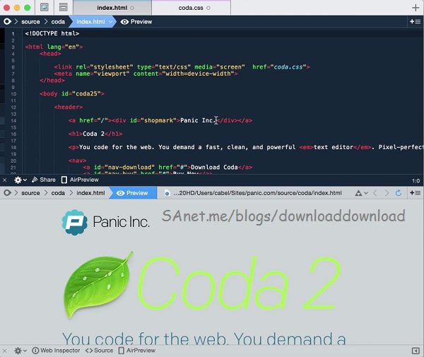 Coda 2.5.13 (Mac OS X)