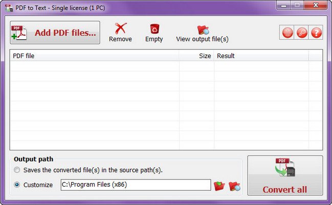 PDF to Text 4.0 Build 044 Multilingual + Portable