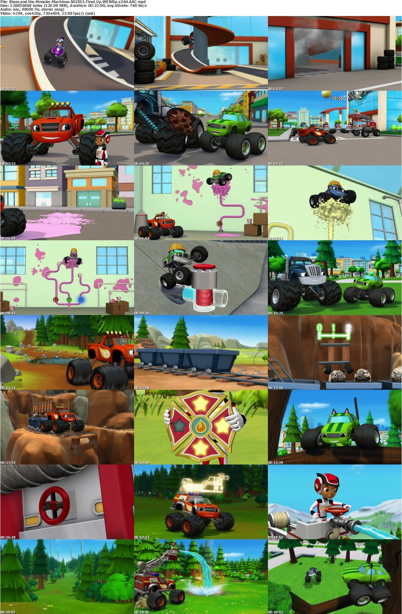 Blaze and the Monster Machines S02E01 Fired Up WEBRip x264 AAC