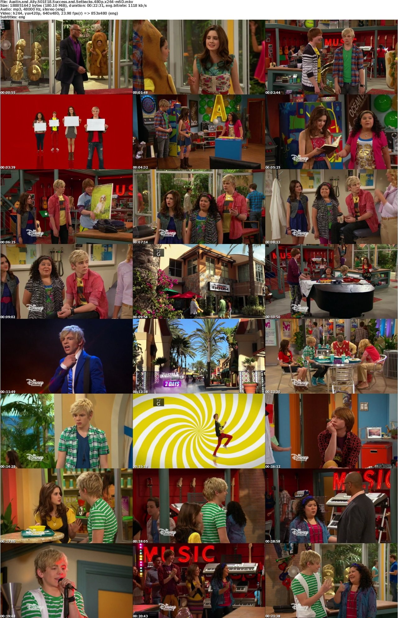 Austin and Ally S01E18 Success and Setbacks 480p x264-mSD