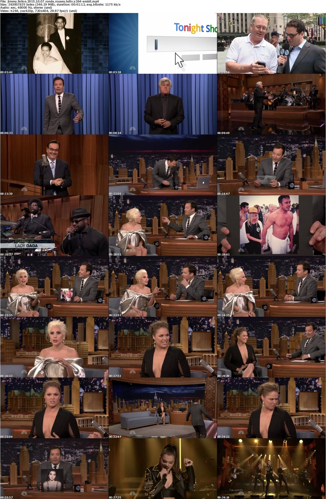 Jimmy Fallon 2015 10 07 Ronda Rousey HDTV x264-AMBIT