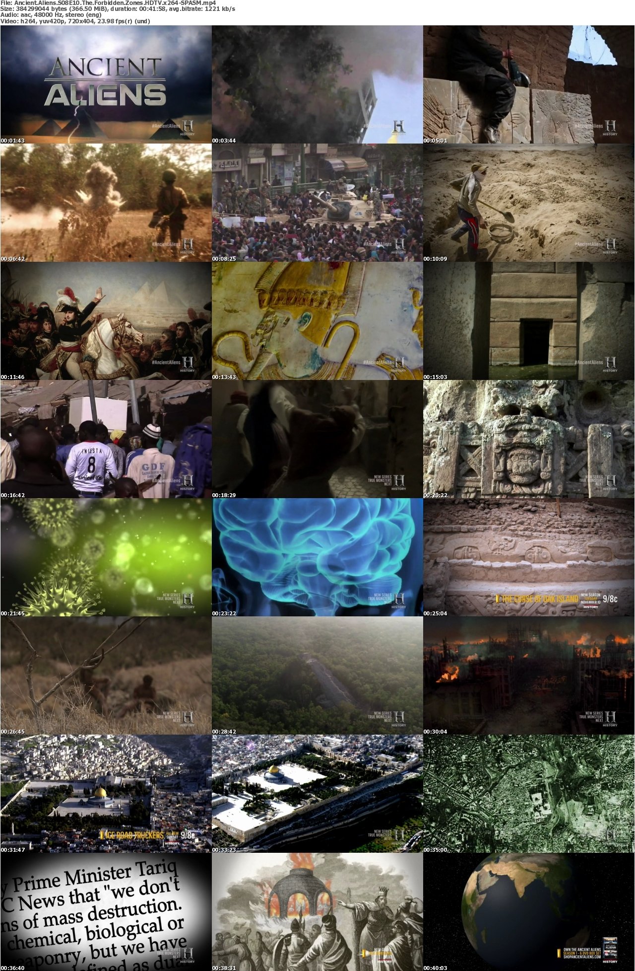 Ancient Aliens S08E10 The Forbidden Zones HDTV x264-SPASM