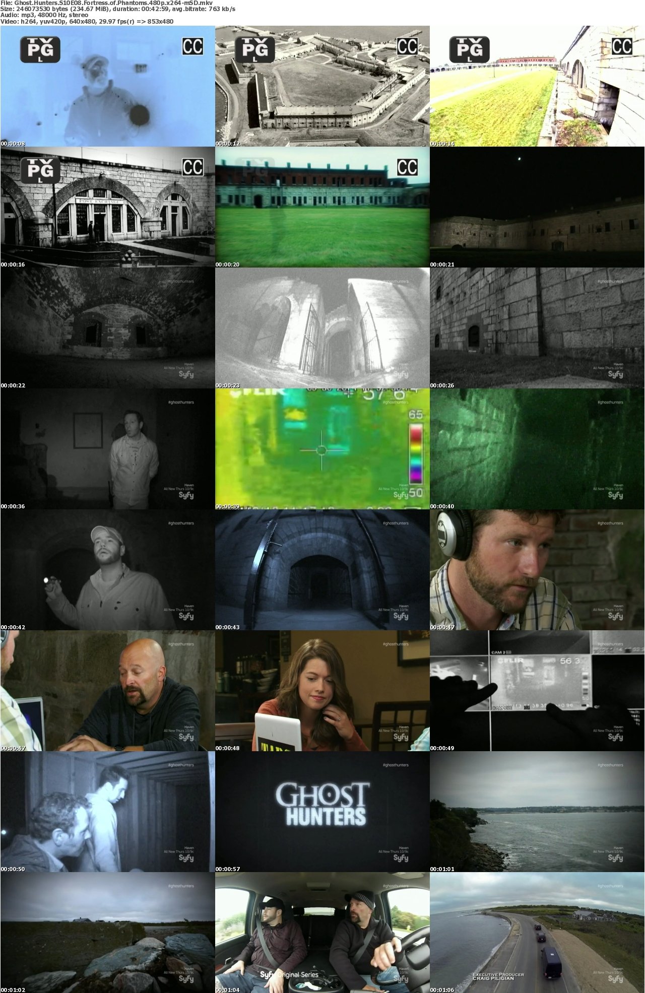Ghost Hunters S10E08 Fortress of Phantoms 480p x264-mSD