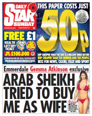 DAILY STAR SUNDAY - October 25, 2015