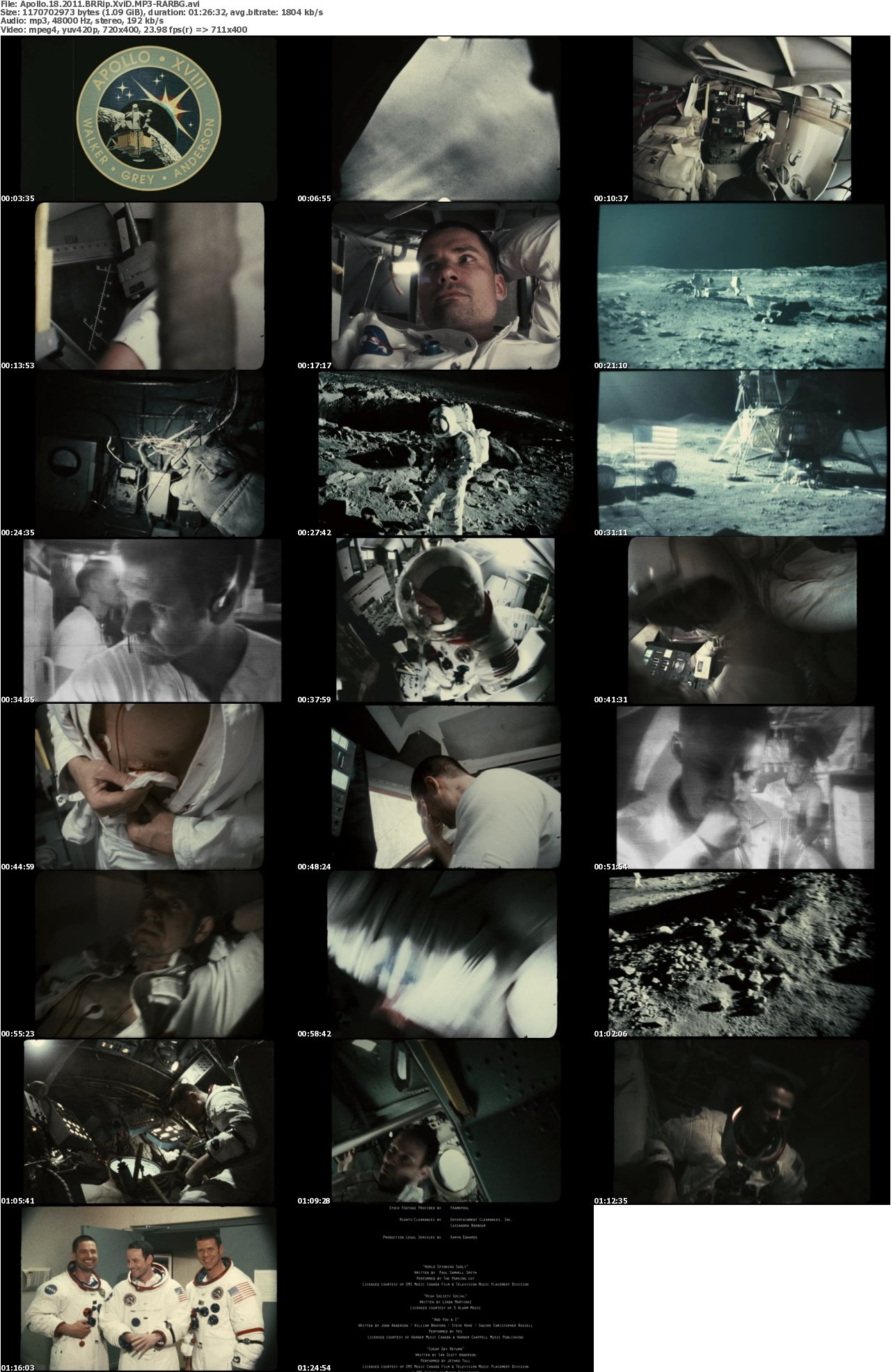 Apollo 18 2011 BRRip XviD MP3-RARBG
