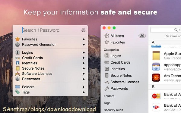 1Password 5.4 (Mac OS X)