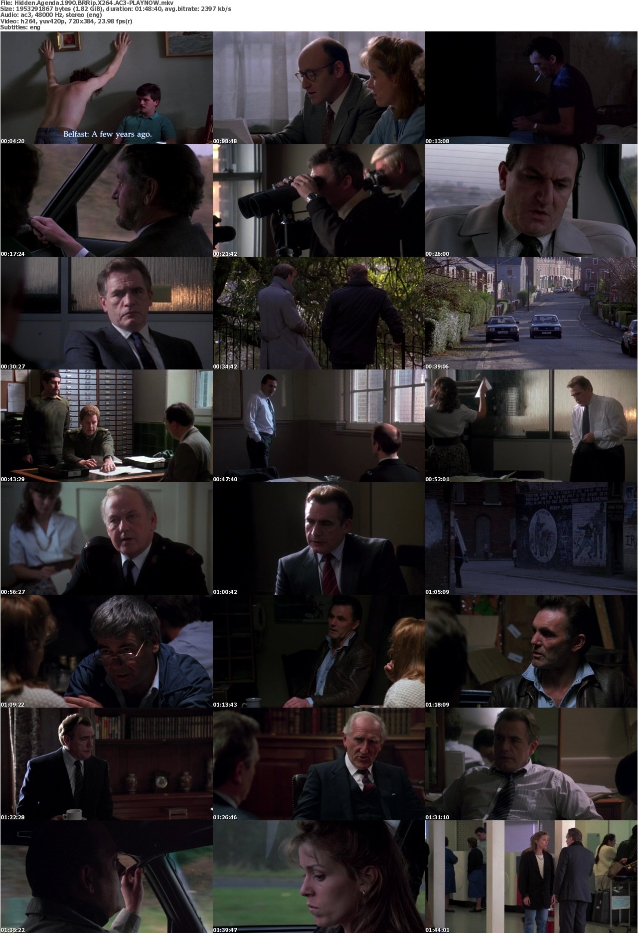 Hidden Agenda 1990 BRRip X264 AC3-PLAYNOW