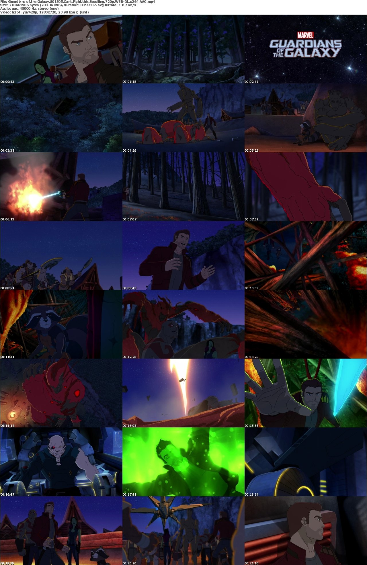 Guardians of the Galaxy S01E05 Cant Fight this Seedling 720p WEB-DL x264 AAC