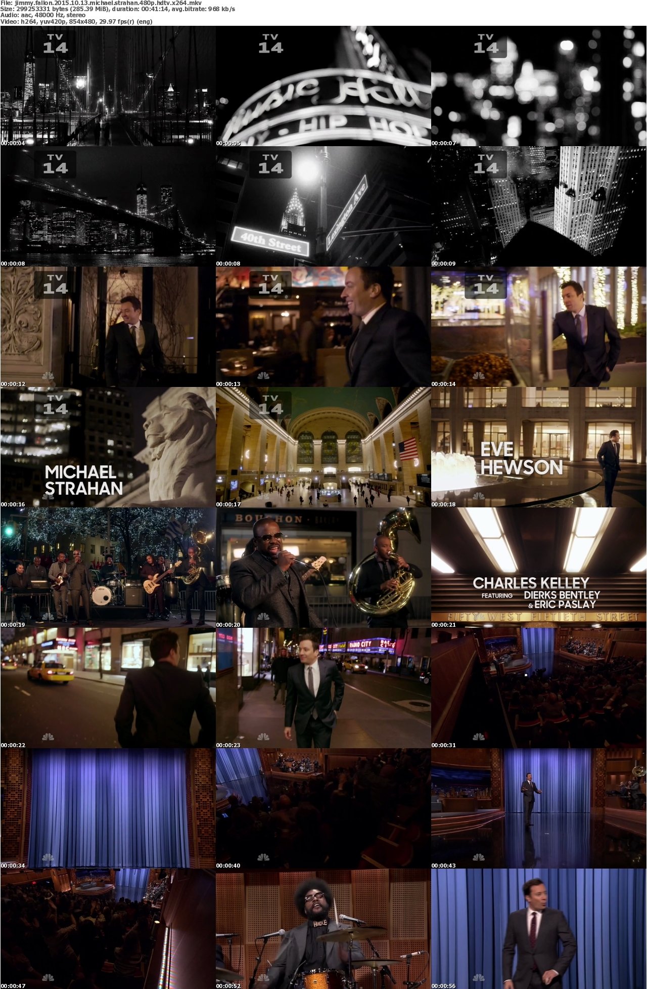 Jimmy Fallon 2015 10 13 Michael Strahan 480p HDTV x264