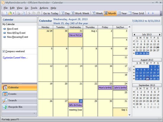 Efficient Reminder v5.10 build 511 Multilingual + Portable 