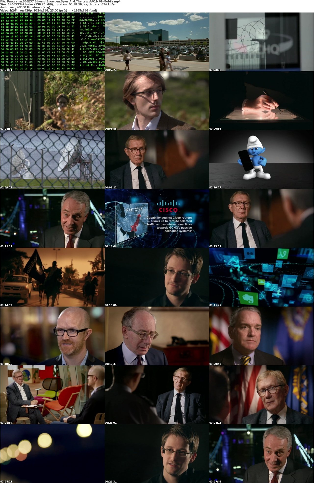 Panorama S63E37 Edward Snowden Spies And The Law AAC MP4-Mobile