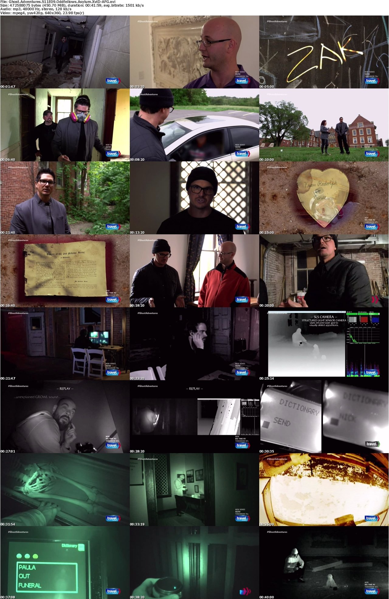 Ghost Adventures S11E09 Oddfellows Asylum XviD-AFG