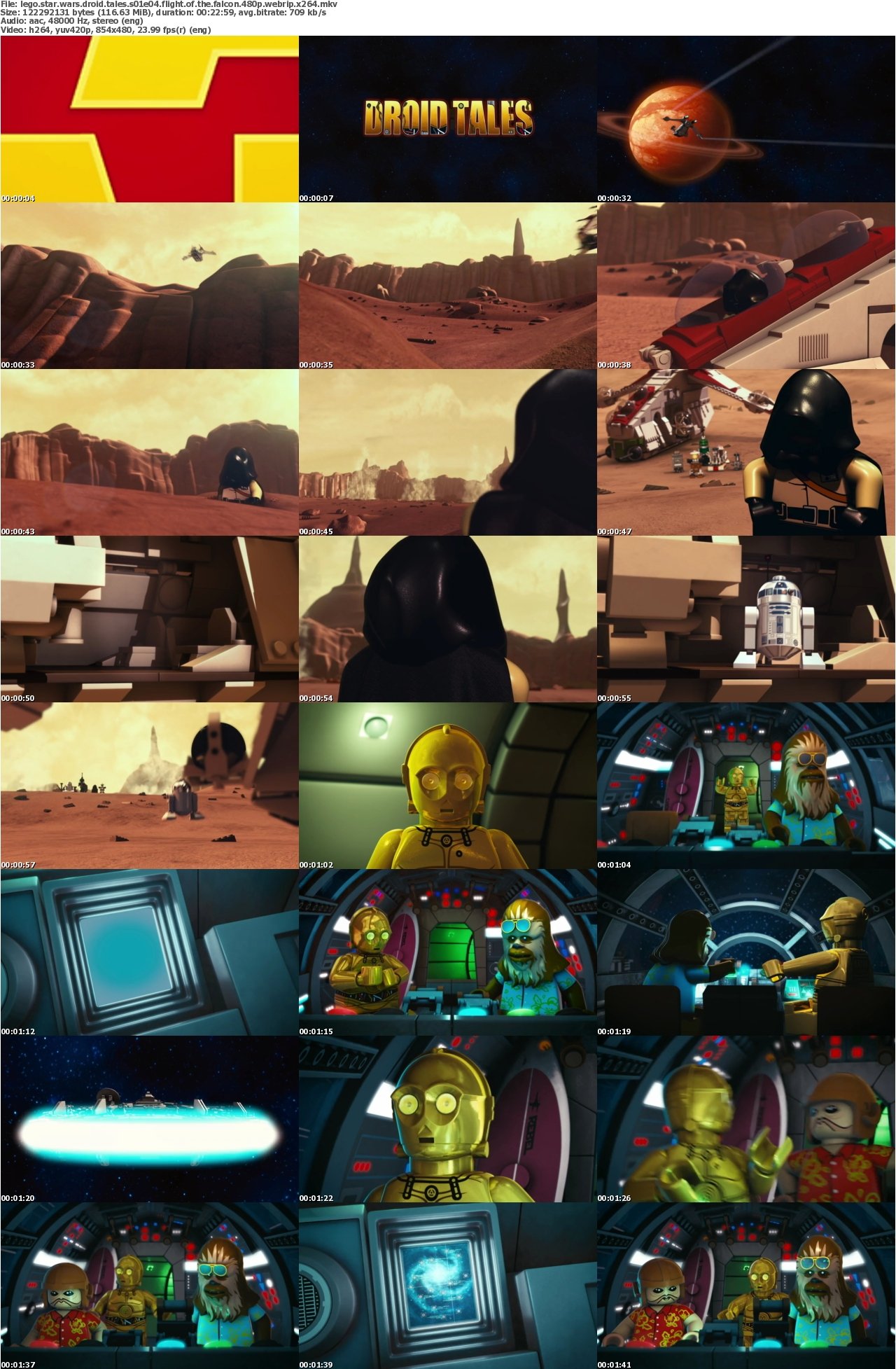 LEGO Star Wars Droid Tales S01E04 Flight of the Falcon 480p WEBRip x264