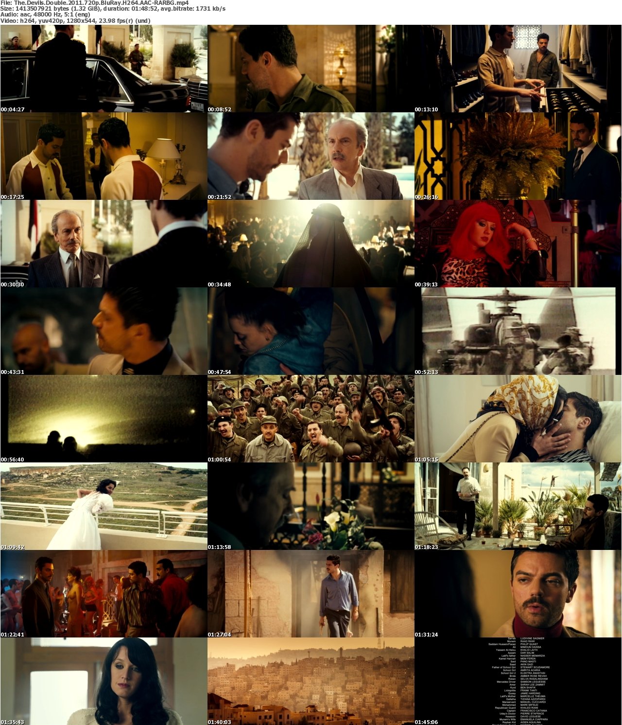 The Devils Double 2011 720p BluRay H264 AAC-RARBG