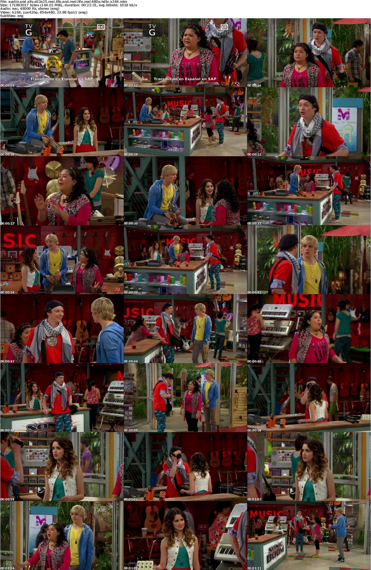 Austin and Ally S02E25 Real Life and Reel Life REAL 480p HDTV x264