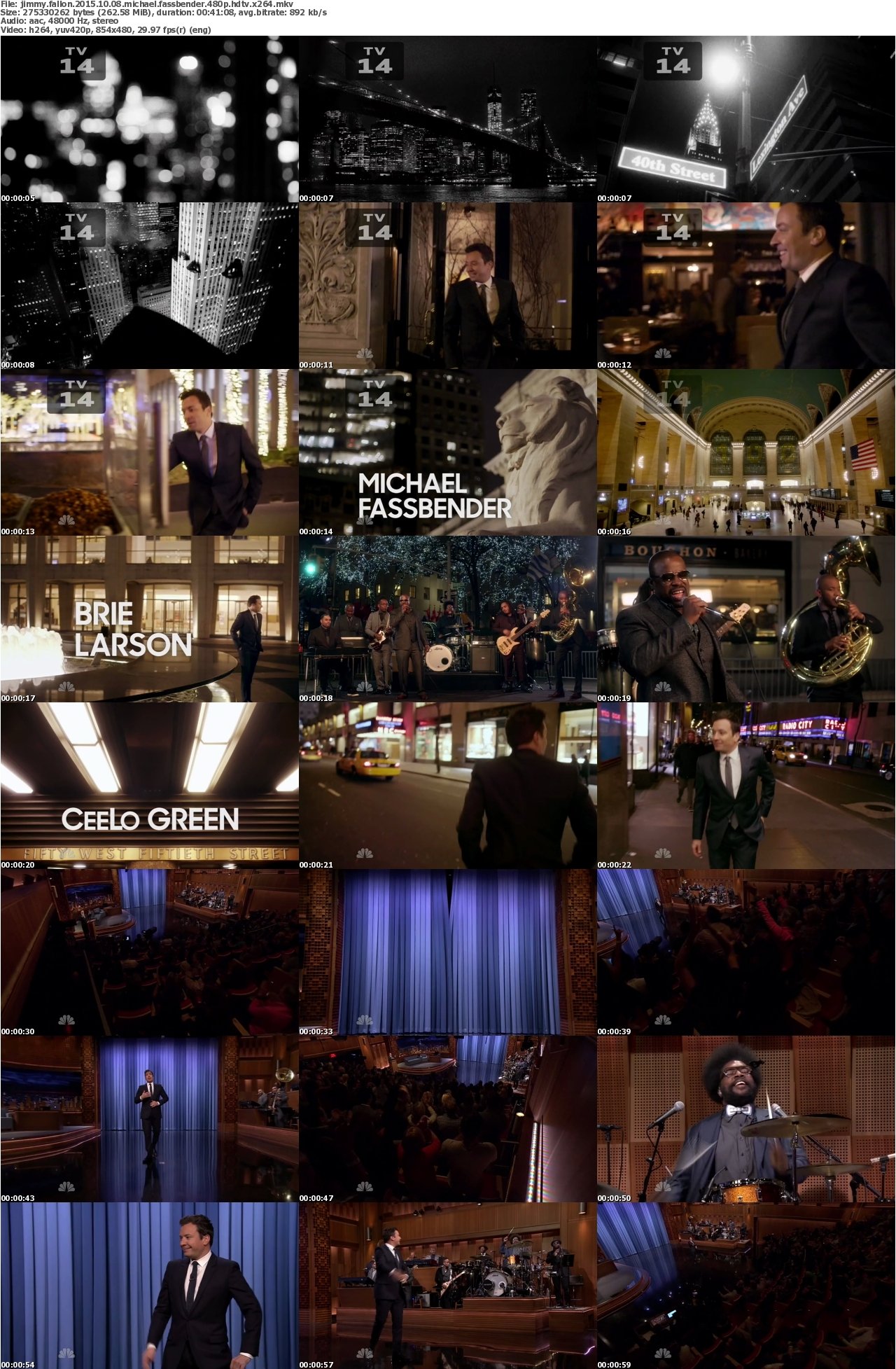 Jimmy Fallon 2015 10 08 Michael Fassbender 480p HDTV x264