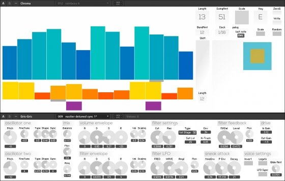 Peter Dines Chroma + Gris Gris for Reaktor