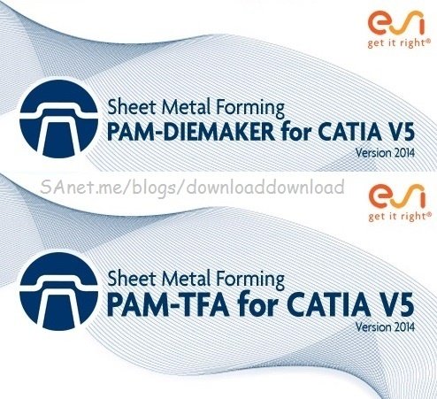 ESI PAM-DIEMAKER + PAM-TFA 2014.0 for CATIA V5 R19-22