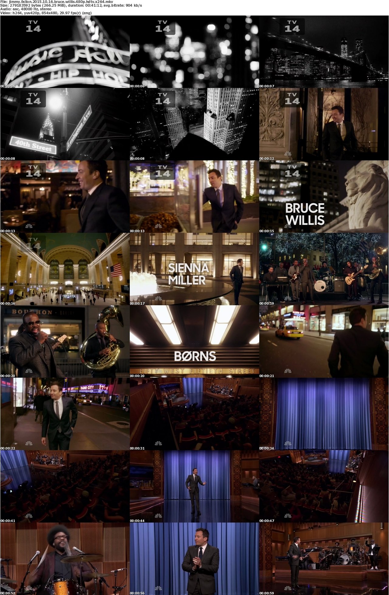 Jimmy Fallon 2015 10 16 Bruce Willis 480p HDTV x264