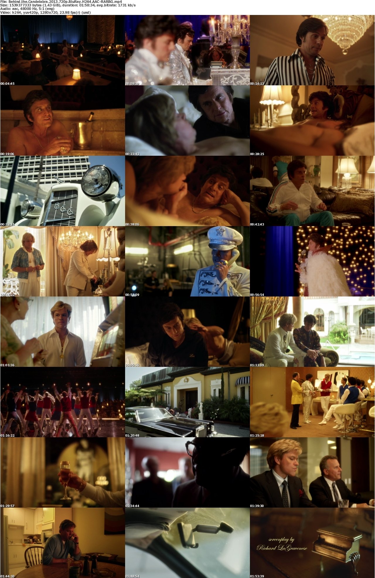 Behind the Candelabra 2013 720p BluRay H264 AAC-RARBG