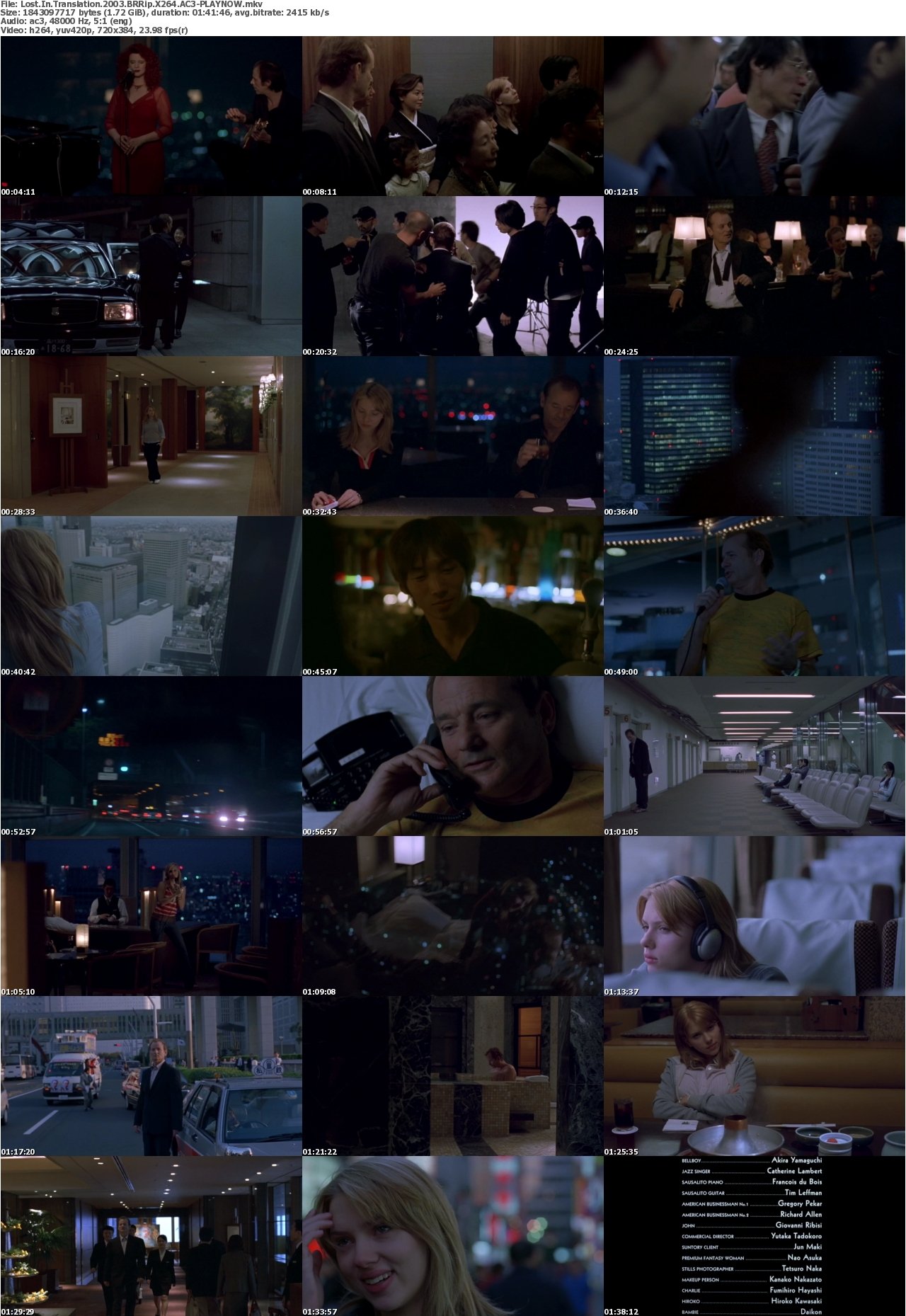 Lost In Translation 2003 BRRip X264 AC3-PLAYNOW