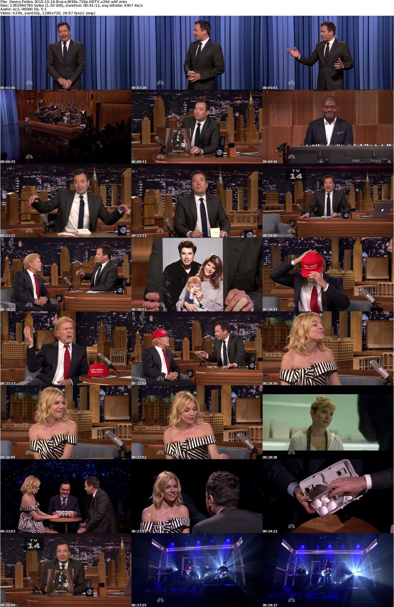 Jimmy Fallon 2015 10 16 Bruce Willis 720p HDTV x264-aAF