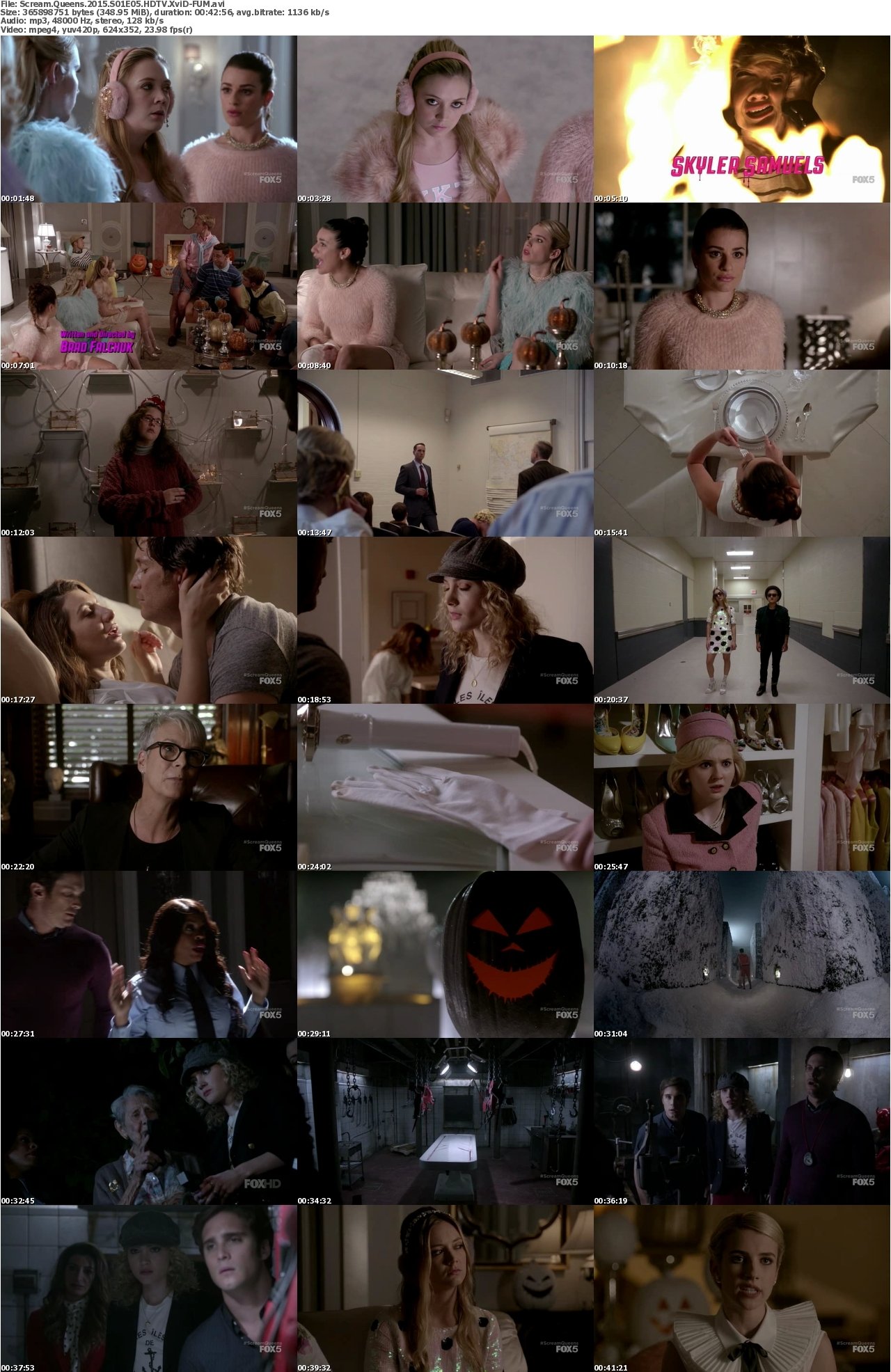 Scream Queens 2015 S01E05 HDTV XviD-FUM