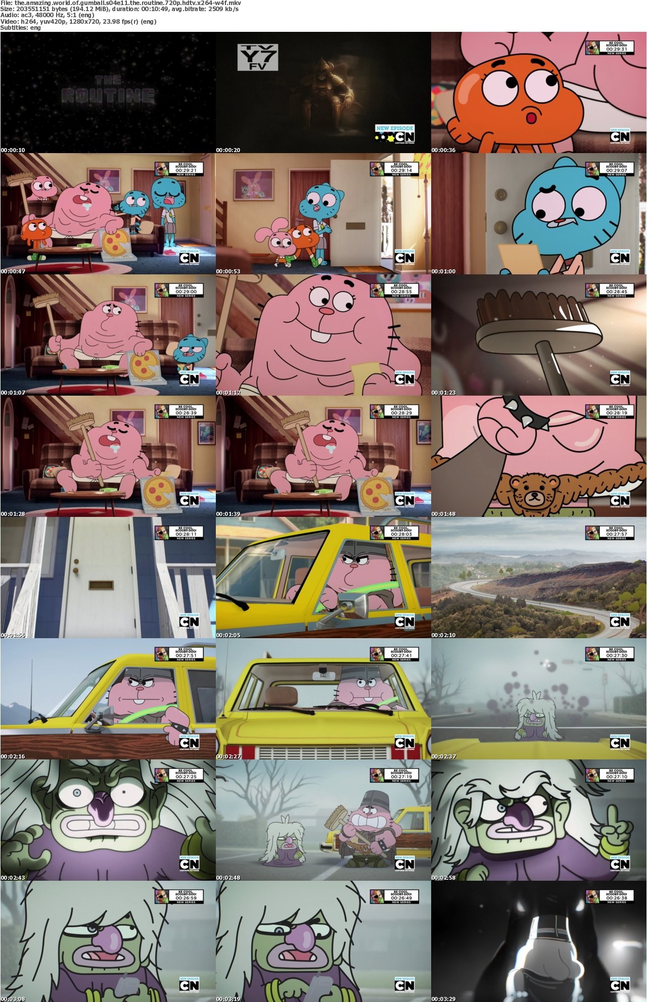 The Amazing World of Gumball S04E11 The Routine 720p HDTV x264-W4F