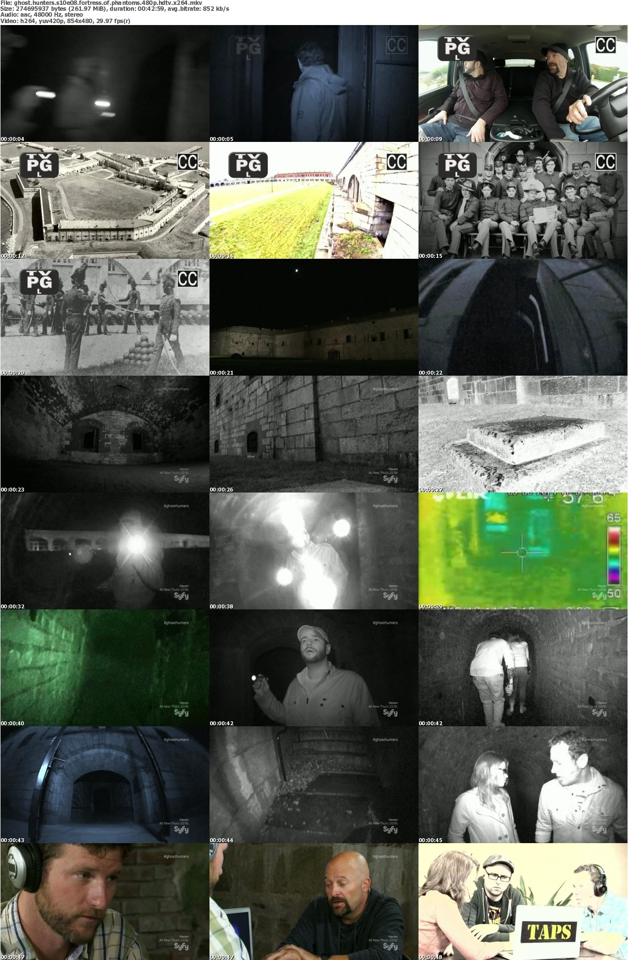 Ghost Hunters S10E08 Fortress of Phantoms 480p HDTV x264