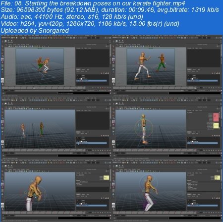 Digital Tutors - Animating an Acrobatic Fight Scene in Maya