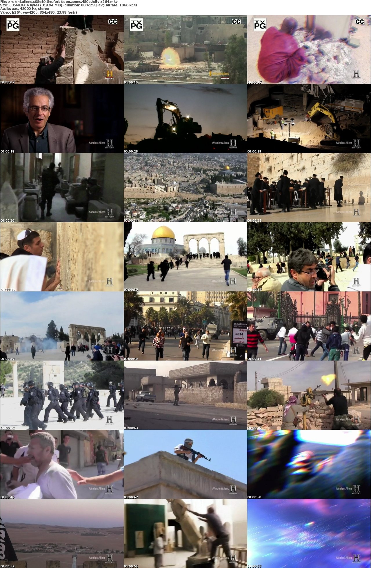 Ancient Aliens S08E10 The Forbidden Zones 480p HDTV x264