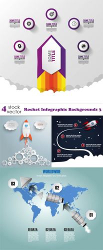 Vectors+-+Rocket+Infographic+Backgrounds+3