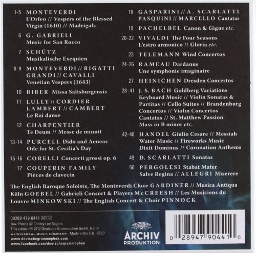 VA   The All Baroque Box from Monteverdi to Bach [50CD Box Set] (2012), MP3