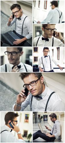 Busy+young+businessman