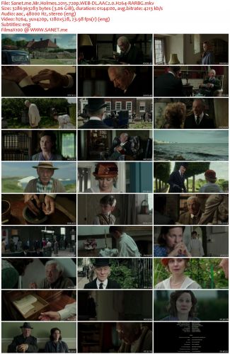 Mr Holmes 2015 720p WEB-DL AAC2.0 H264-RARBG