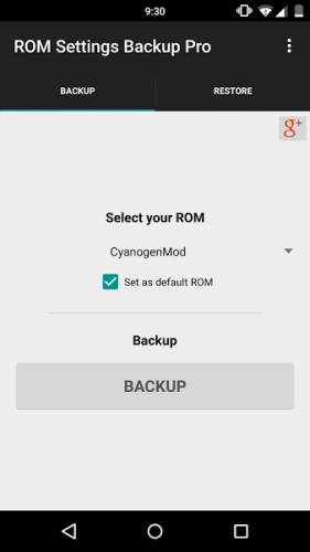 ROM Settings Backup Pro v1.33 Paid