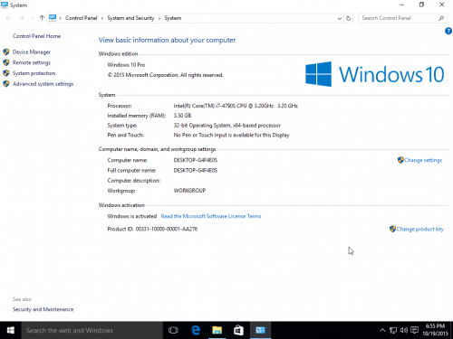 Windows 10 Home + Pro (x86) Multilanguage Oct2015