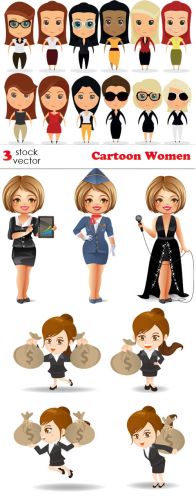 Vectors+-+Cartoon+Women
