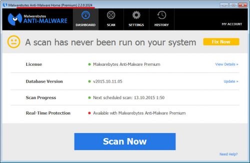 Malwarebytes Anti-Malware Premium 2.2.0.1024 Final Multilingual