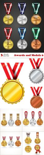 Vectors+-+Awards+and+Medals+6