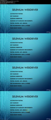 Udemy - Selenium WebDriver with Java