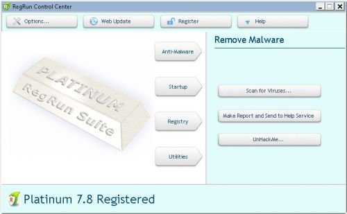 RegRun Security Suite Platinum 7.80.0.181