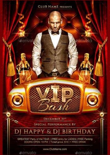 GraphicRiver - VIP Bash Flyer Template