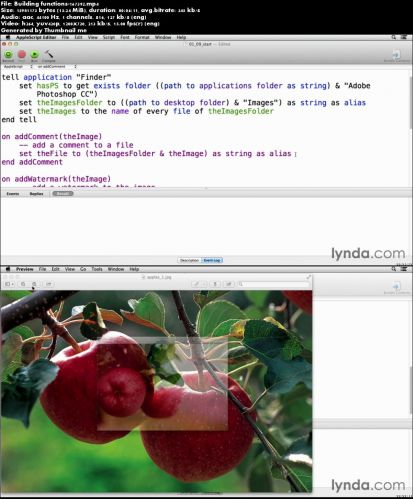Lynda - Up and Running with AppleScript (repost)